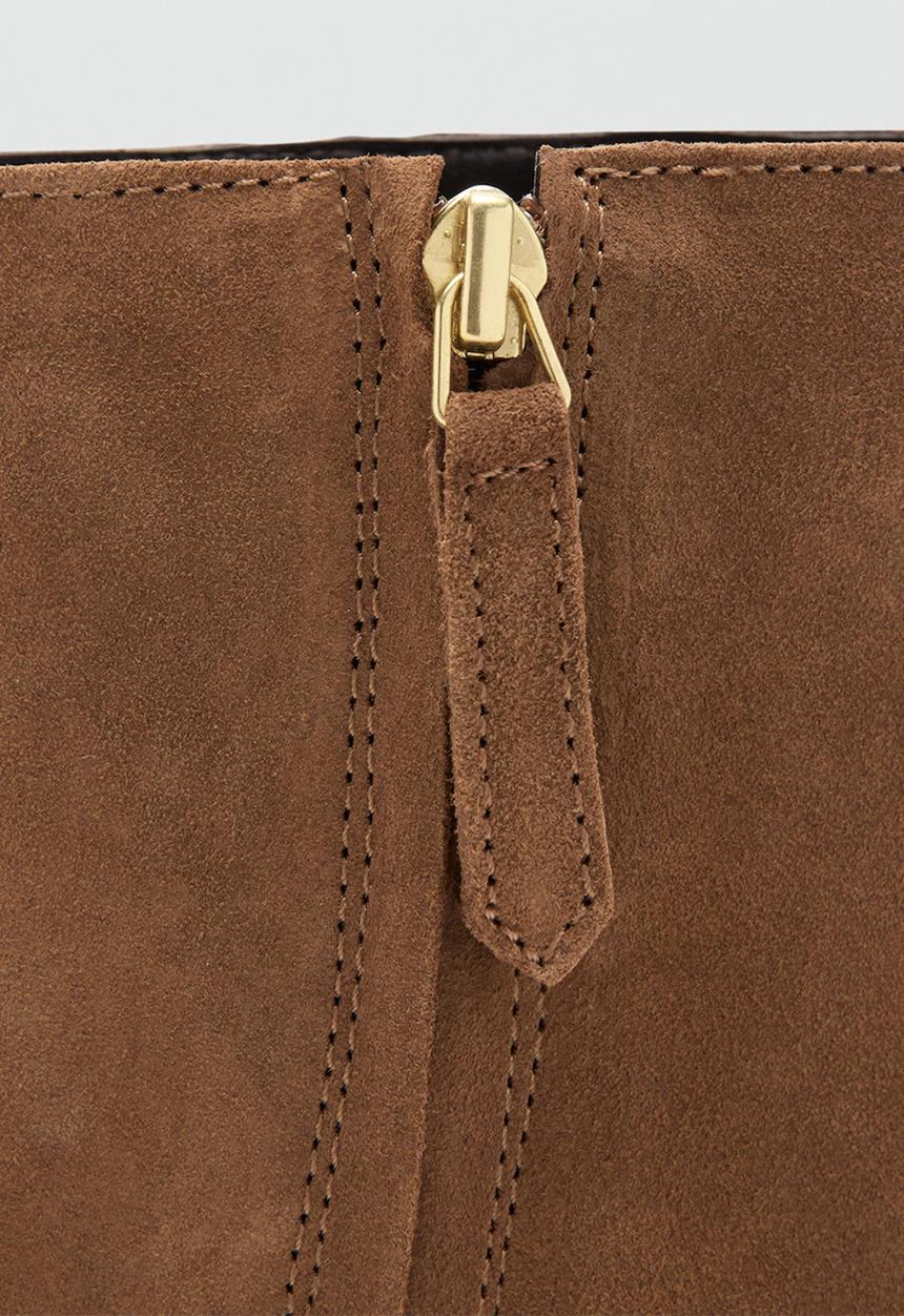 MANGO - Wagonankleboot western - medium brown