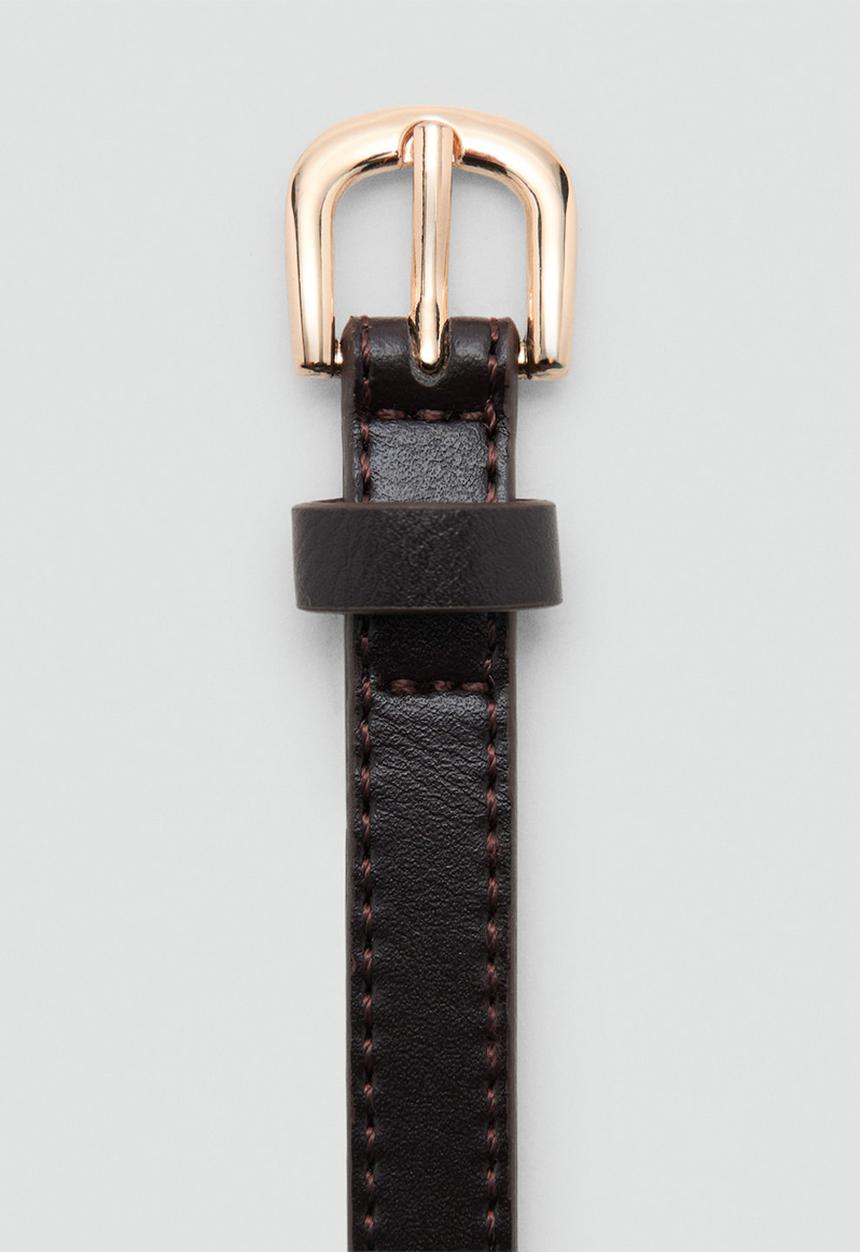 MANGO - Marble Belt - Dark Brown