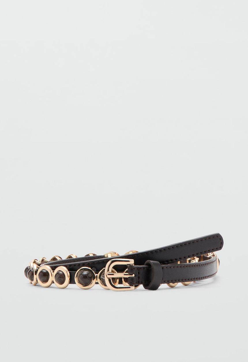 MANGO - Marble Belt - Dark Brown