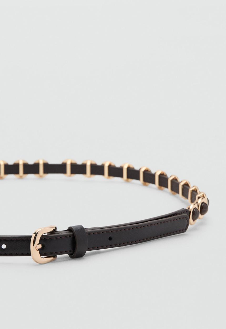 MANGO - Marble Belt - Dark Brown