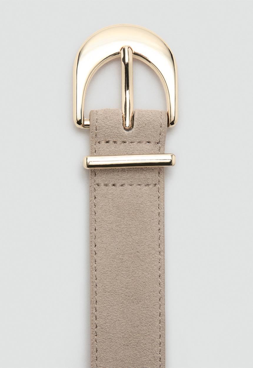 MANGO - Mayo Belt - Light Brown