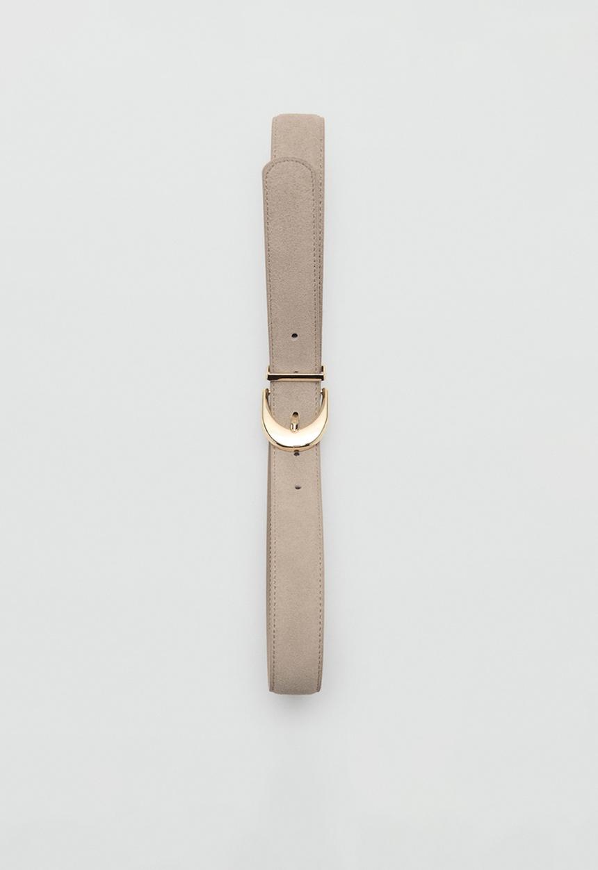 MANGO - Mayo Belt - Light Brown