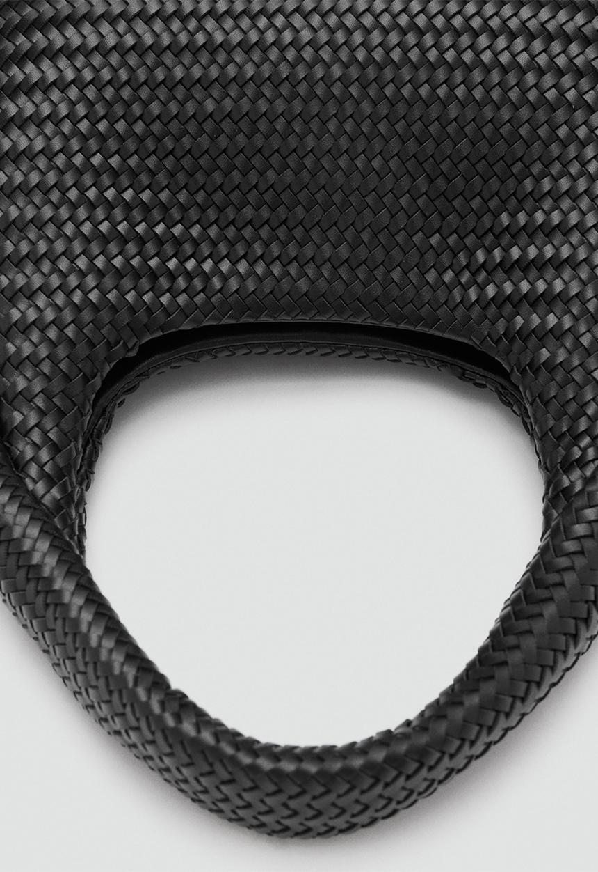 MANGO - Galgo Shoulder Bag-Black