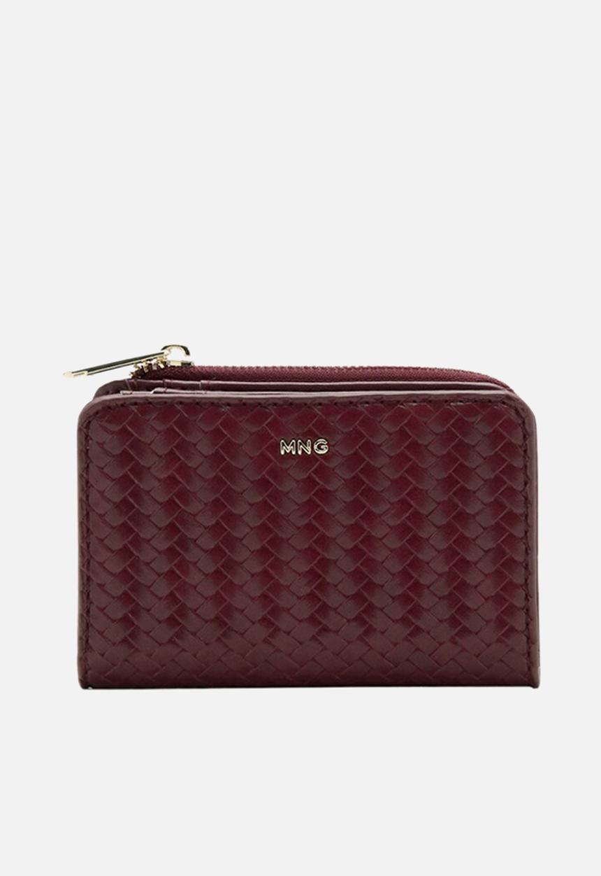 MANGO - Tromple Wallet- Dark Red