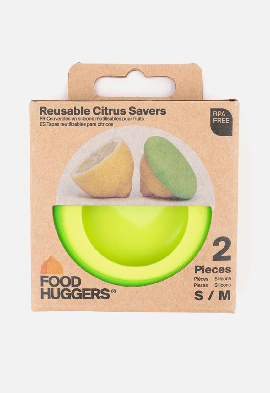 Foodhuggers - Food Huggers Citrus Savers Set of 2 - Fresh Greens