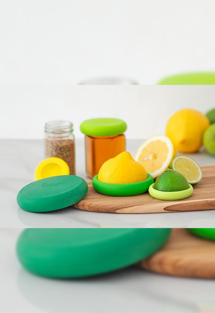 Foodhuggers - Food Huggers Citrus Savers Set of 2 - Fresh Greens