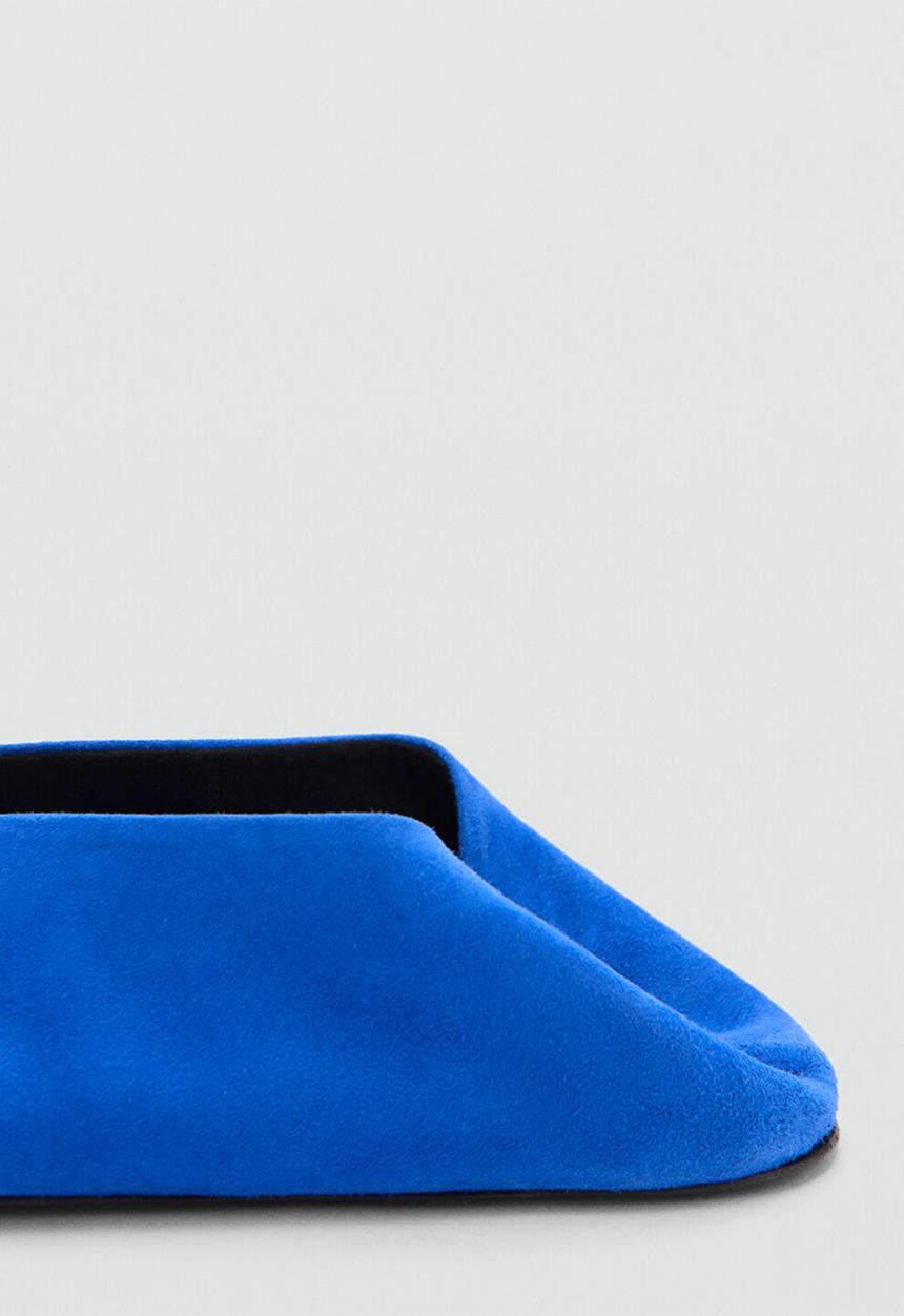 MANGO - Bablue pump - medium blue