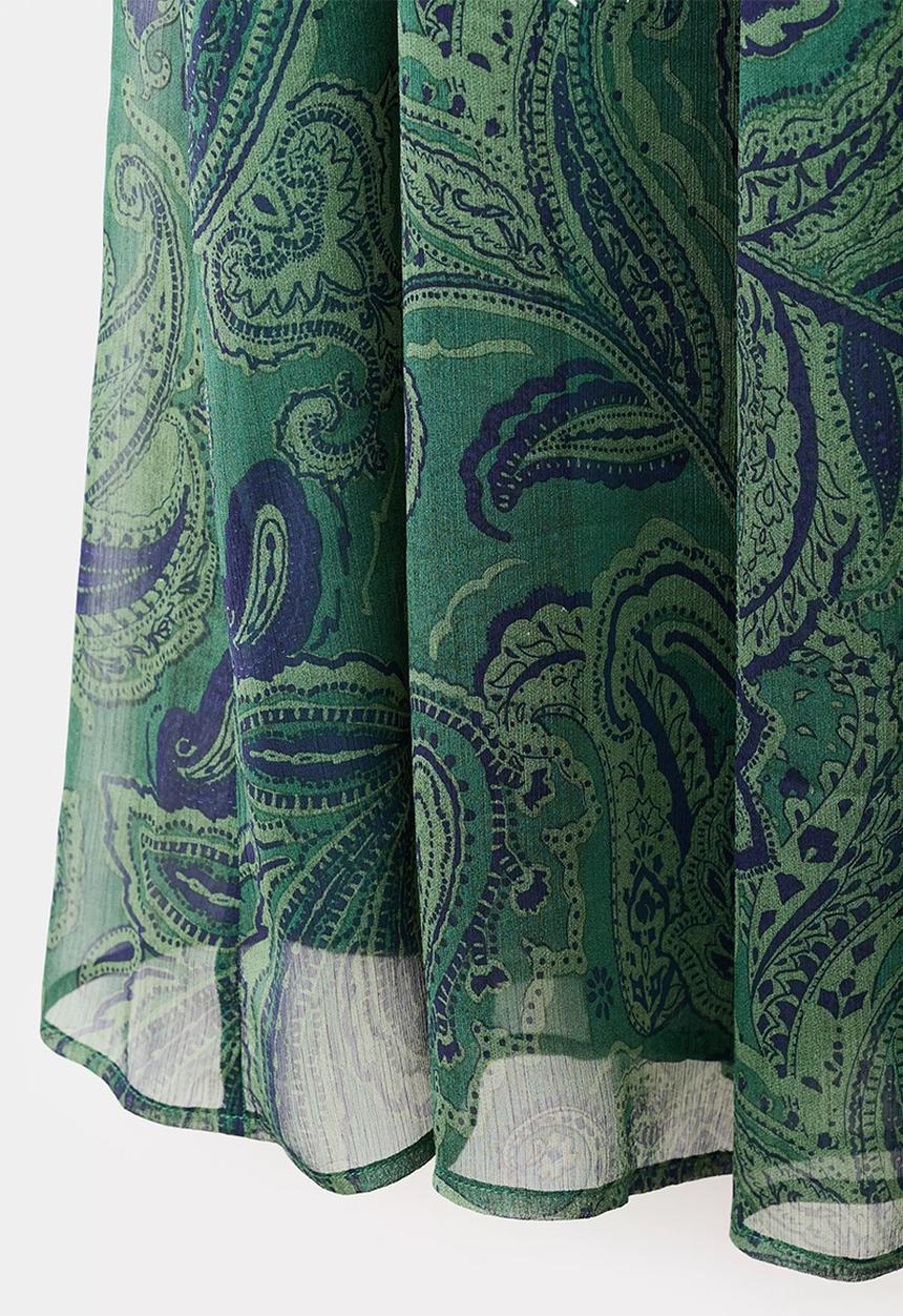 MANGO - Dress divine - green