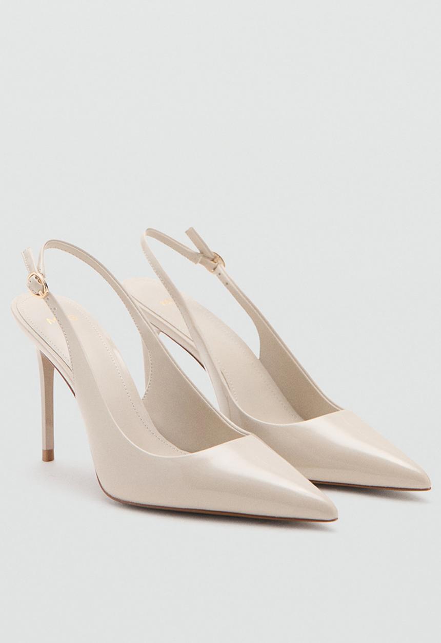 MANGO - Cookienu closed toe slingback - light beige