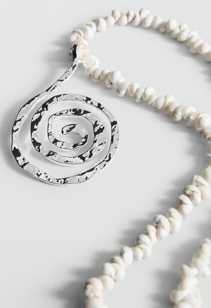MANGO - Capri Necklace- Silver