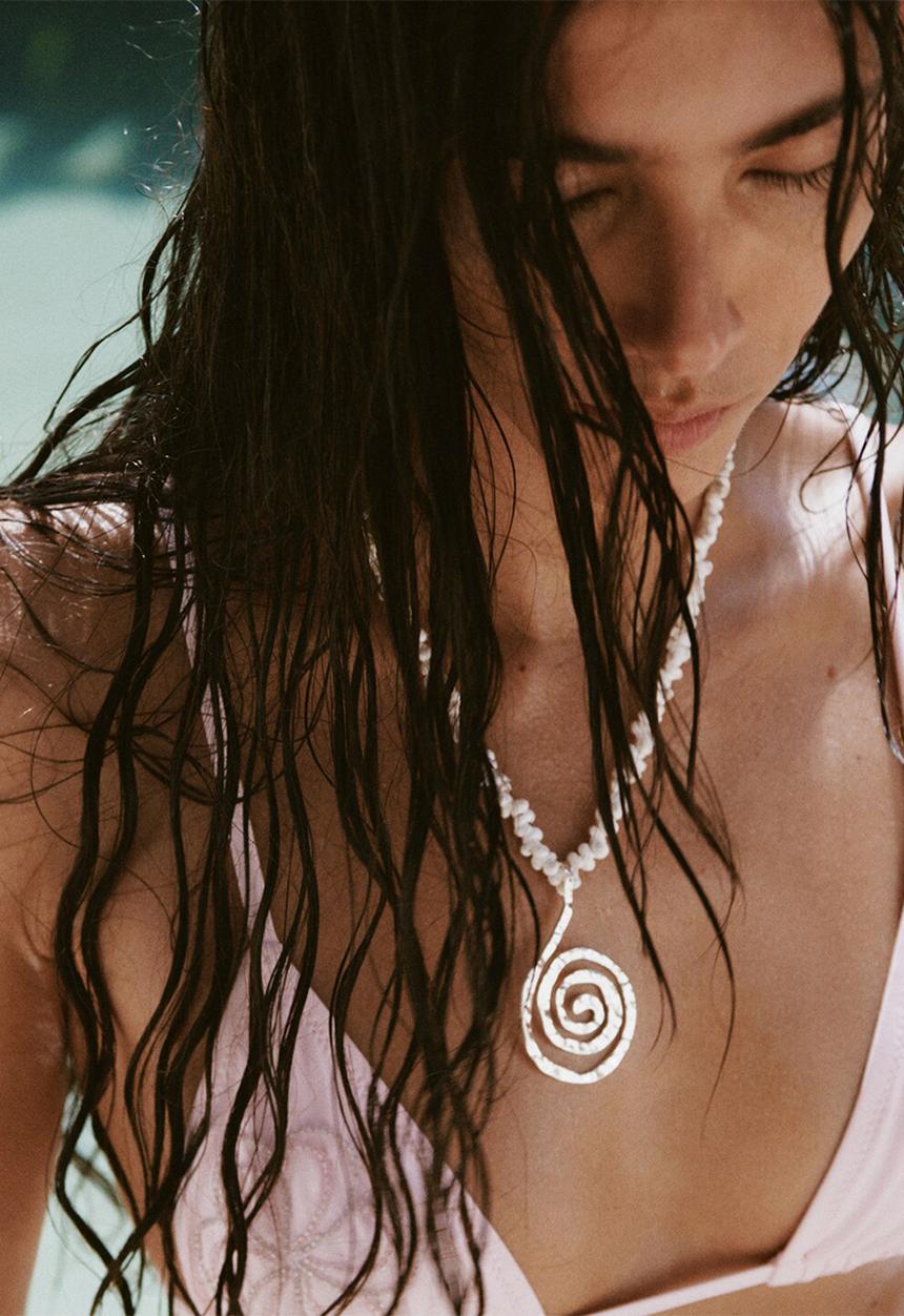 MANGO - Capri Necklace- Silver