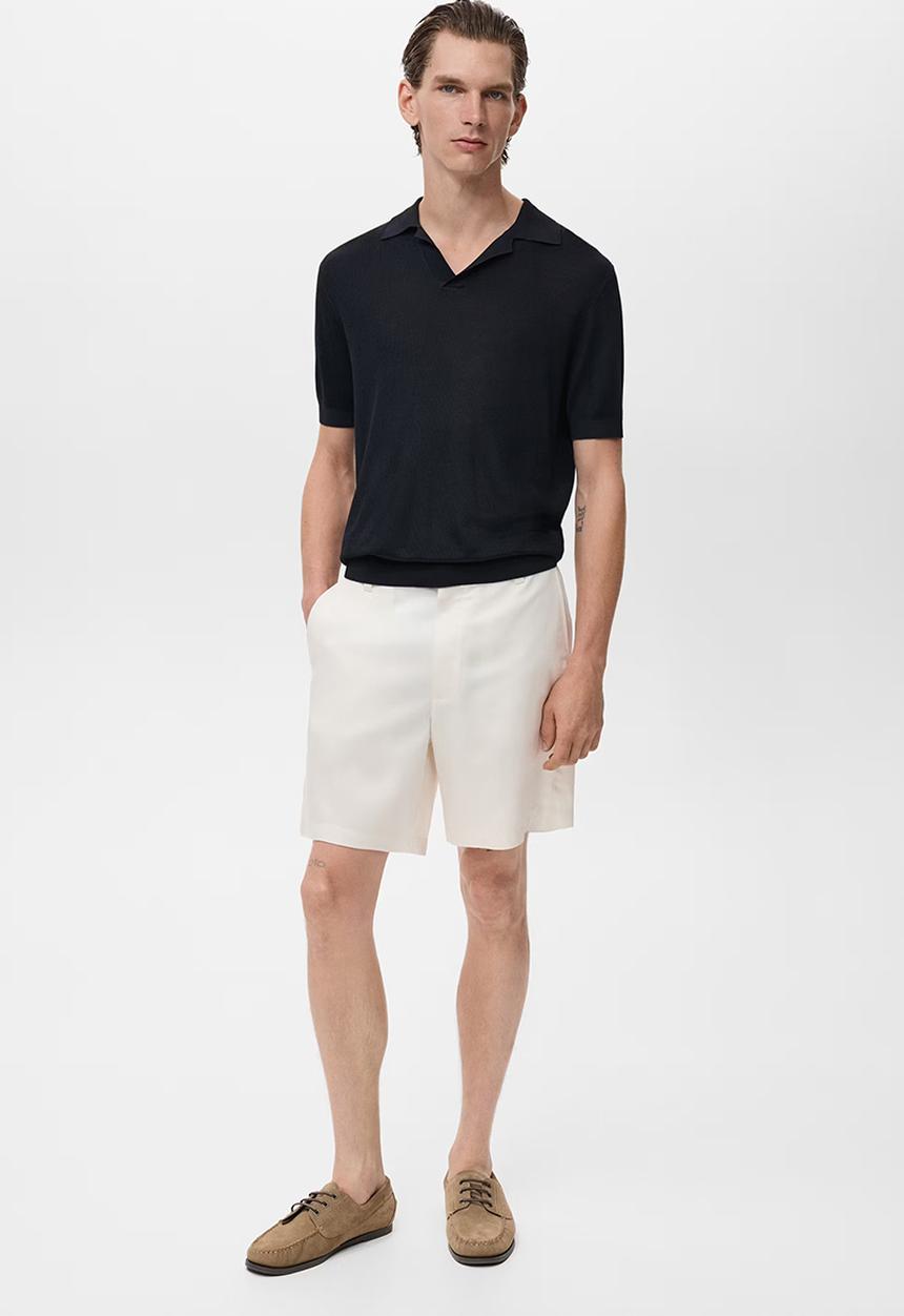 MANGO - Polo shirt boda - dark blue