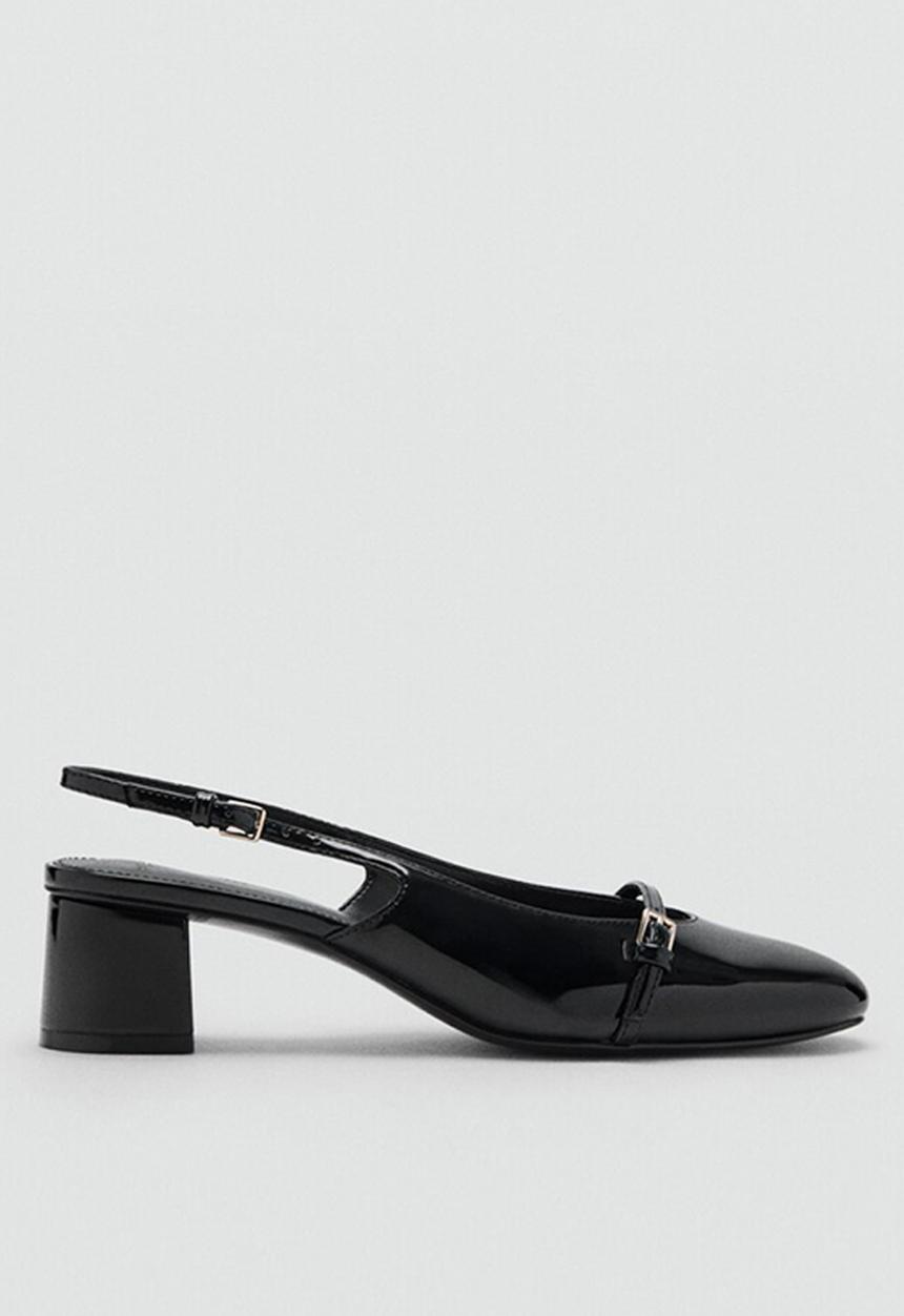 MANGO - Janet closed toe slingback - black