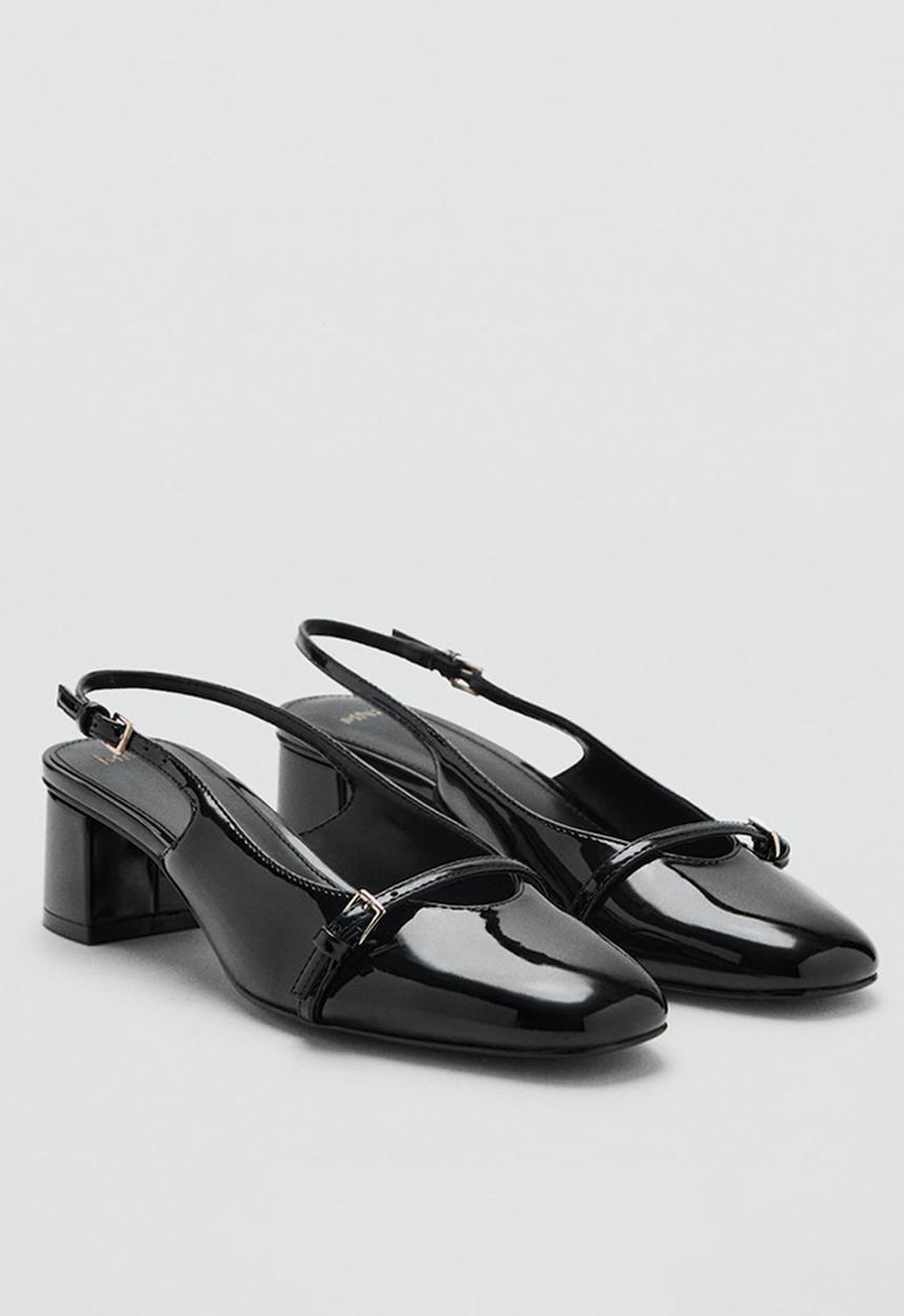 MANGO - Janet closed toe slingback - black