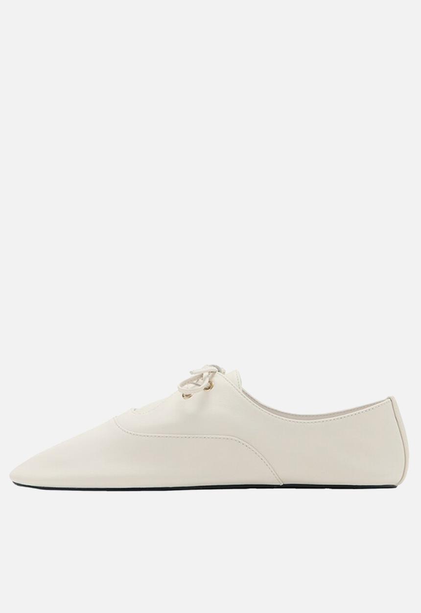 MANGO - Bando lace-up - light beige