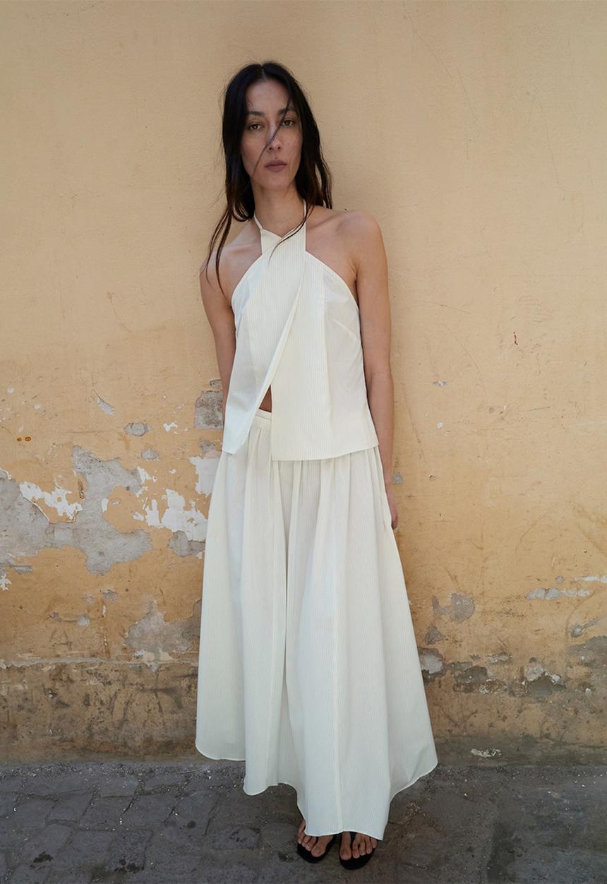 MANGO - Top corfu - light beige