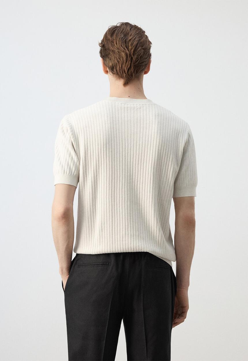 MANGO - T-Shirt Paule - Sand