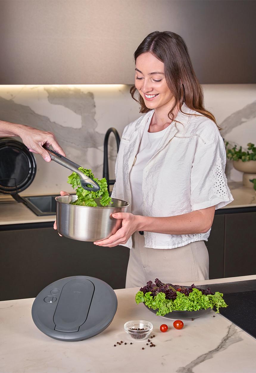 Zyliss - Zyliss Swift Dry Salad Spinner Stainless Steel Small