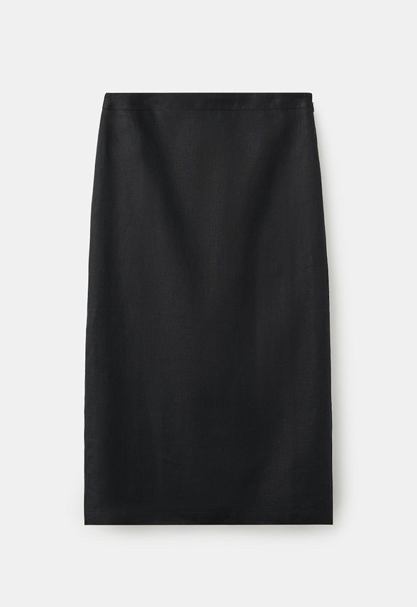 MANGO - Plus skirt fred - black