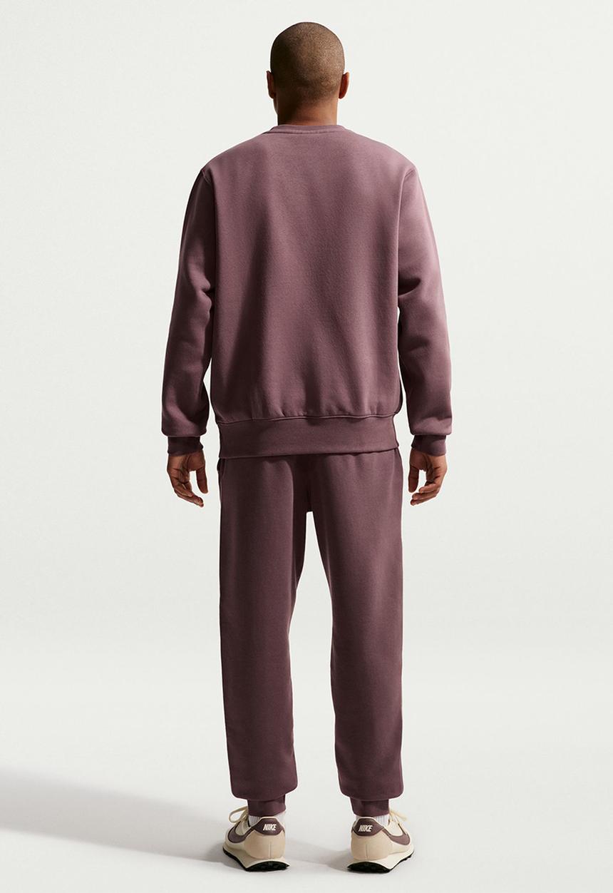 Nike - NSW Club BB Crew Sweatshirt - Brown Crimson