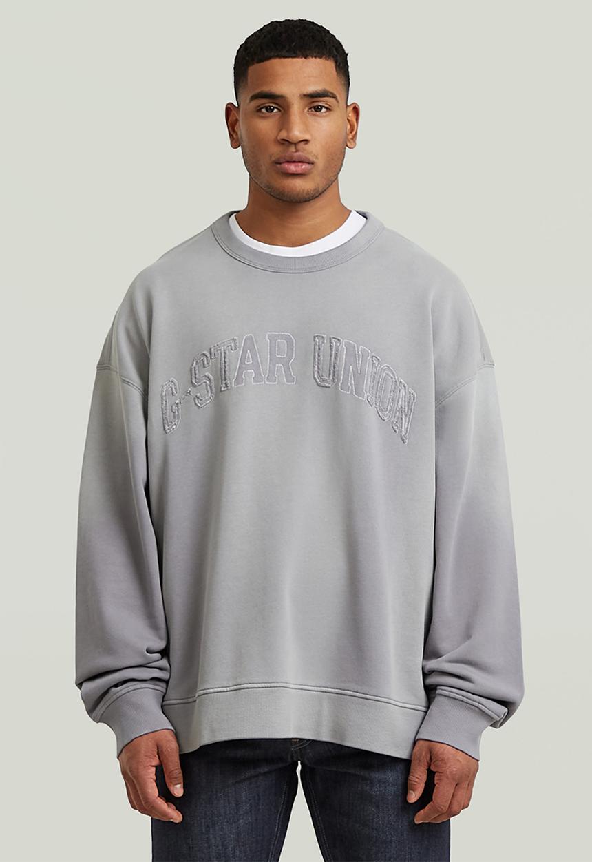 G-STAR - Sunfaded Applique Loose R Sw - Quicksilver Gd