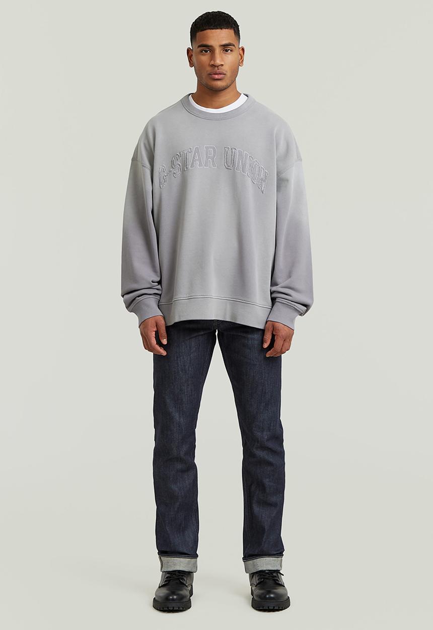 G-STAR - Sunfaded Applique Loose R Sw - Quicksilver Gd