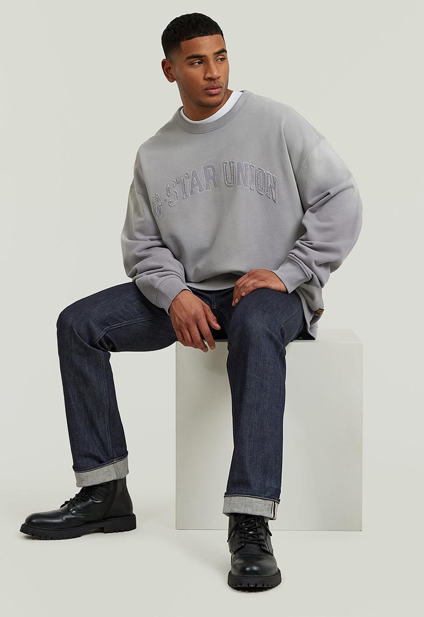 G-STAR - Sunfaded Applique Loose R Sw - Quicksilver Gd