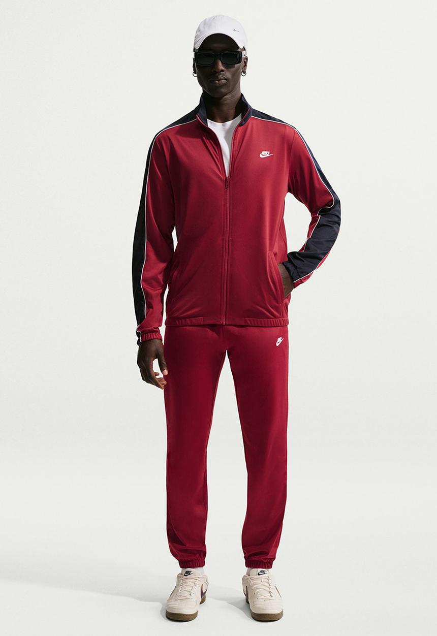 Nike - NSW Club Poly-Knit Tracksuit set - Red