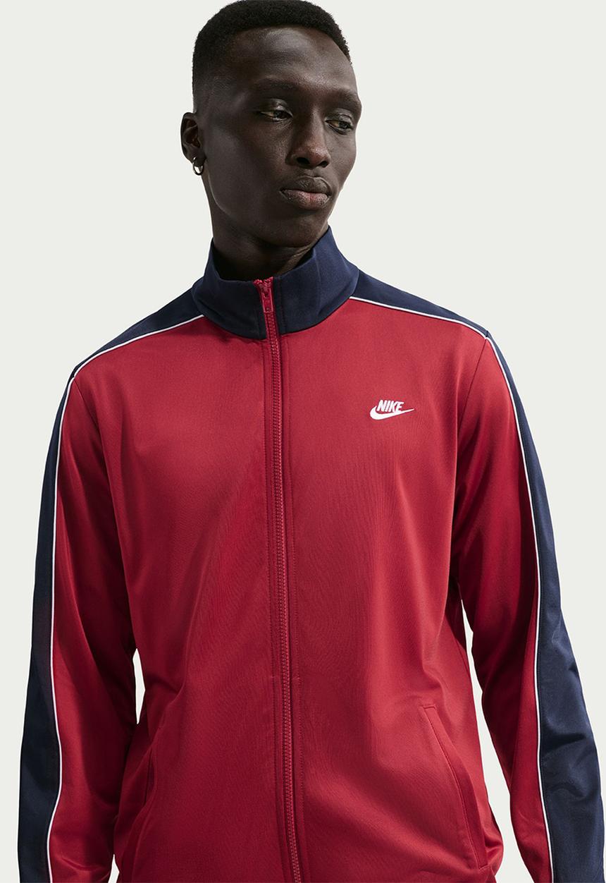 Nike - NSW Club Poly-Knit Tracksuit set - Red
