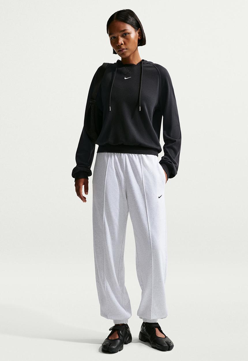 Nike - W Nsw Chll Ft Jggr Pant - Birch Heather/White/Black