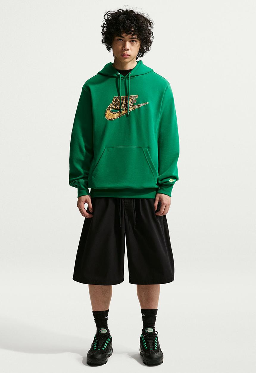 Nike - NSW Club FT Scifi Hoodie- Green
