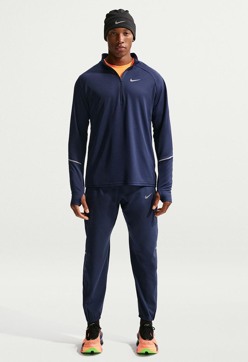 Nike - Dri-FIT UV Miler Long-Sleeve Running Top - Navy