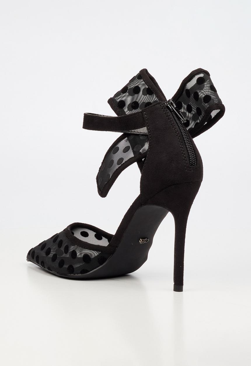 Miss Black - Dott 1 closed toe ankle strap - black