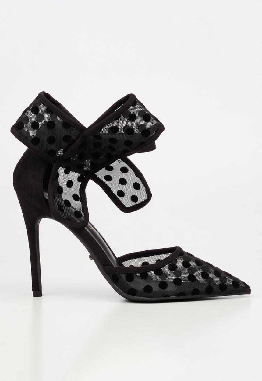 Miss Black - Dott 1 closed toe ankle strap - black
