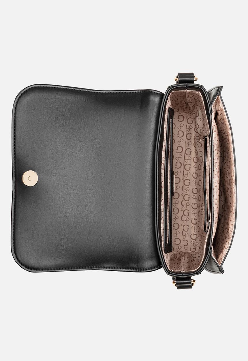 GUESS - Spring Hill Convertable Crossbody Flip Bag- Black