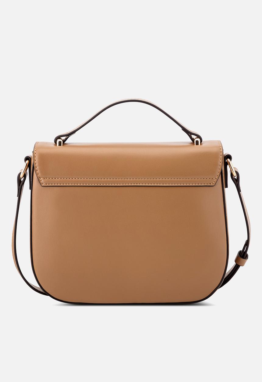 GUESS - Spring Hill Convertable Crossbody Flip Bag- Saddle Tan