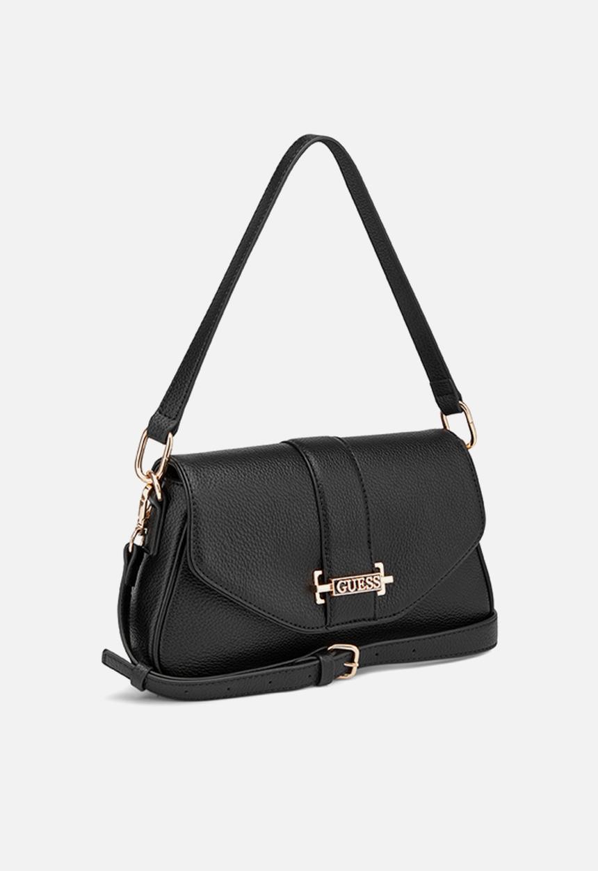 GUESS - Erika Flap Crossbody Bag- Black