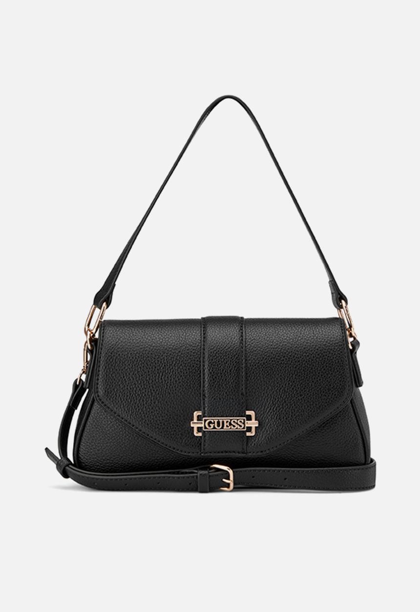 GUESS - Erika Flap Crossbody Bag- Black