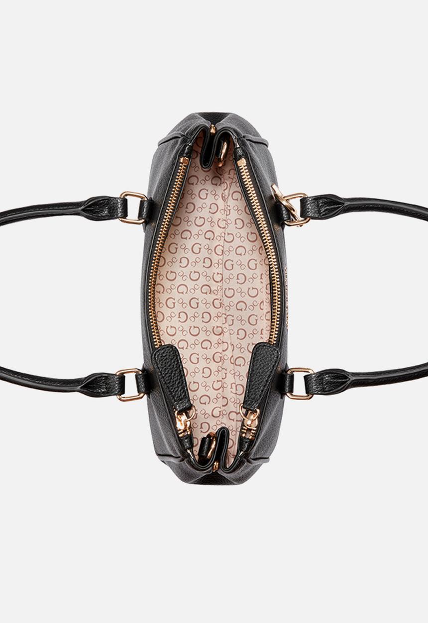 GUESS - Claudia Satchel Bag- Black