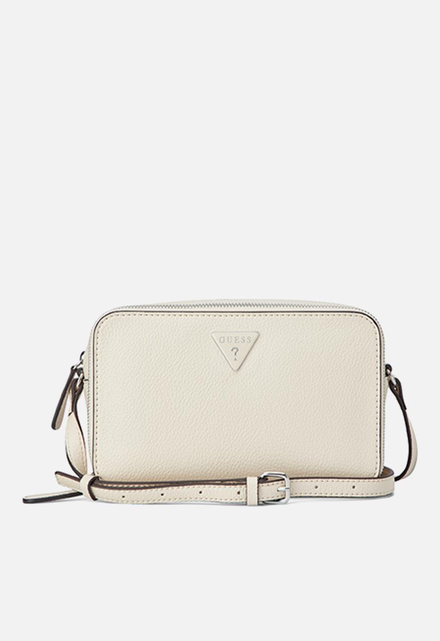 GUESS - Lisa Mini Double Zip Crossbody Bag- Stone