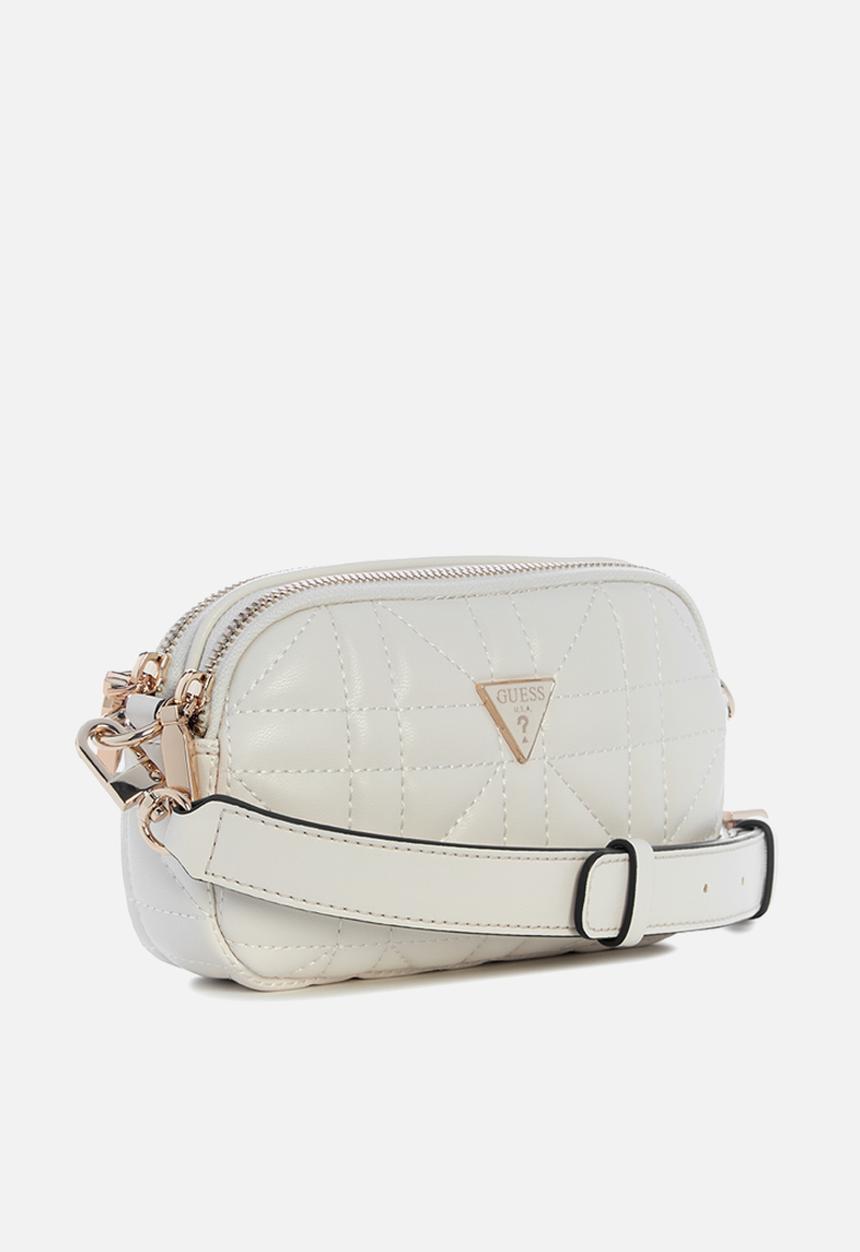 GUESS - Edita Mini Camera Bag- Bone