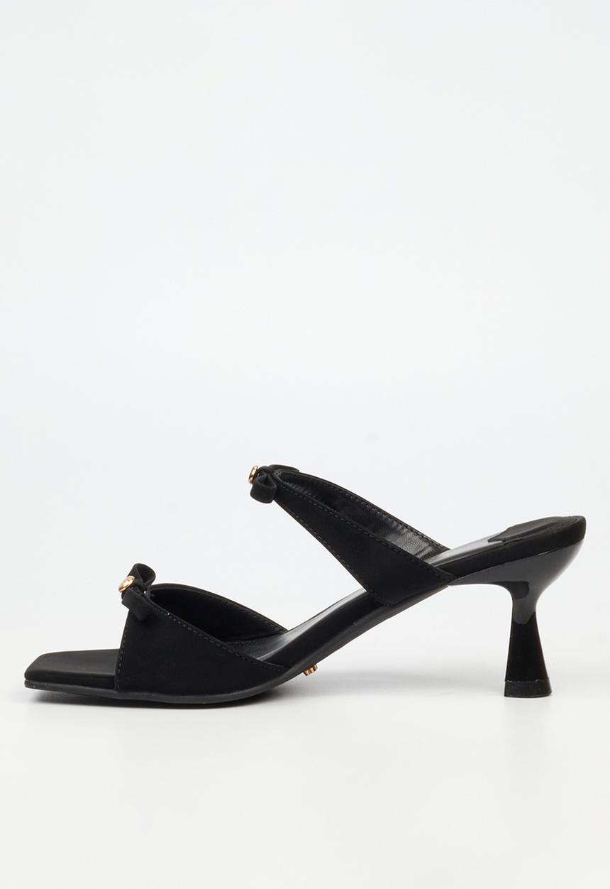 Miss Black - Eldora 2 open toe mule - black