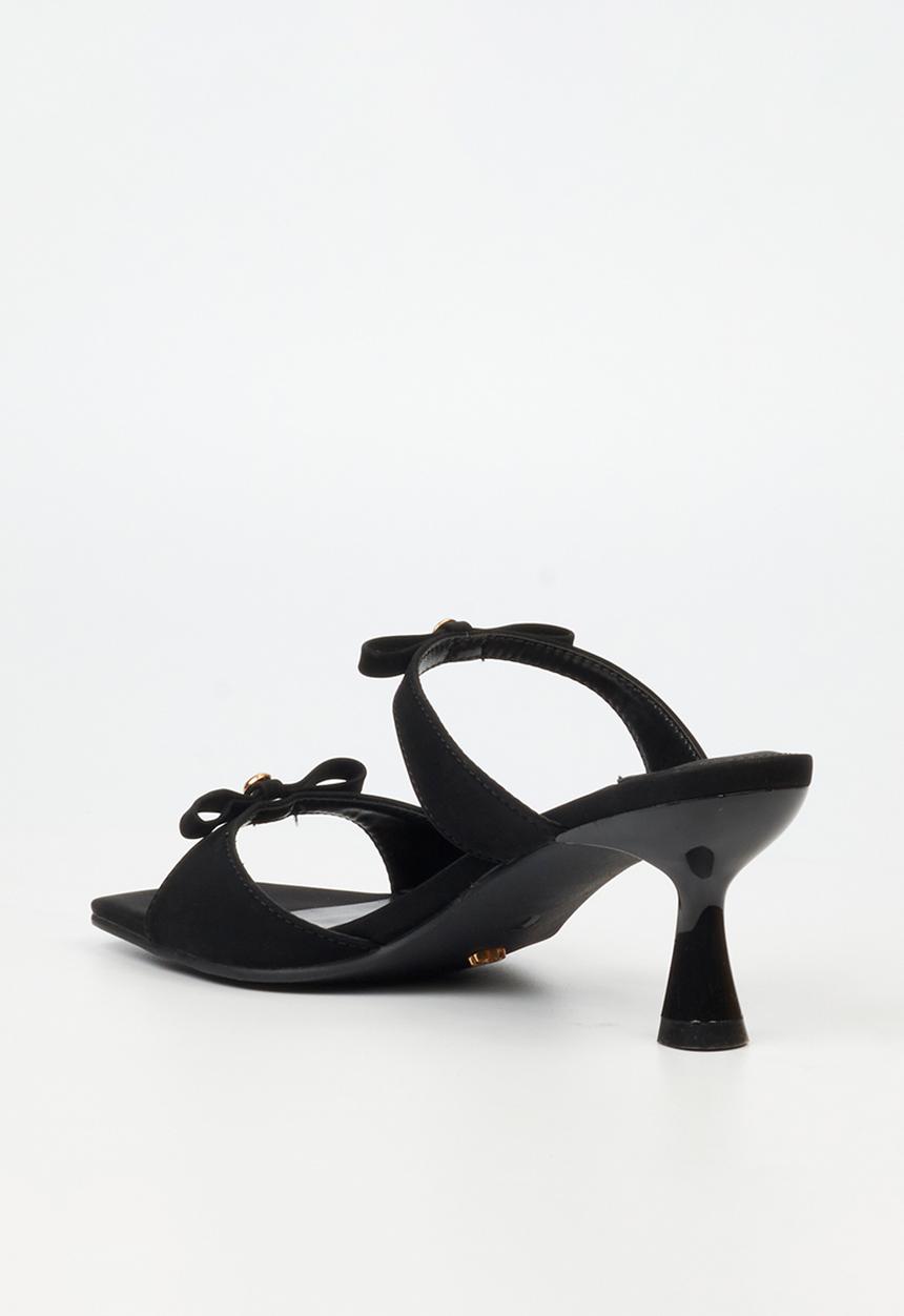Miss Black - Eldora 2 open toe mule - black