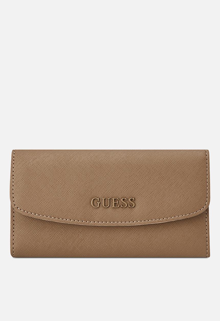 GUESS - Remy Sling Slim Clutch Bag- Cocoa