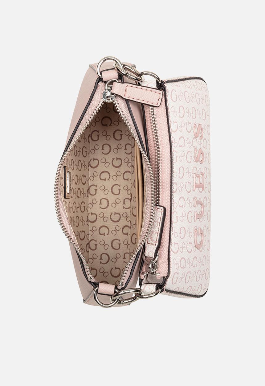 GUESS - Holly Mini Crossbody Top Zip Bag- Dusty Mauve