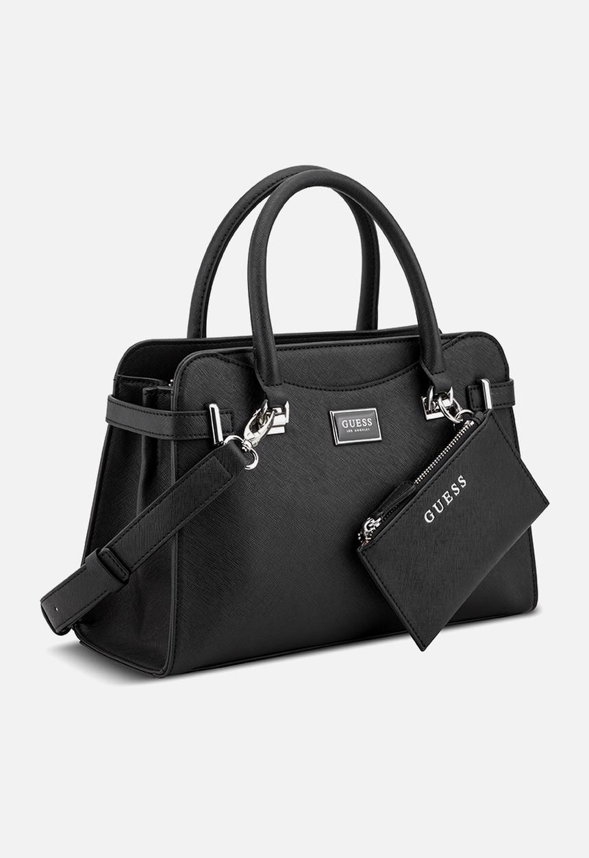 GUESS - Rosie Satchel Bag- Black