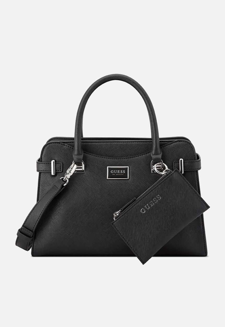 GUESS - Rosie Satchel Bag- Black
