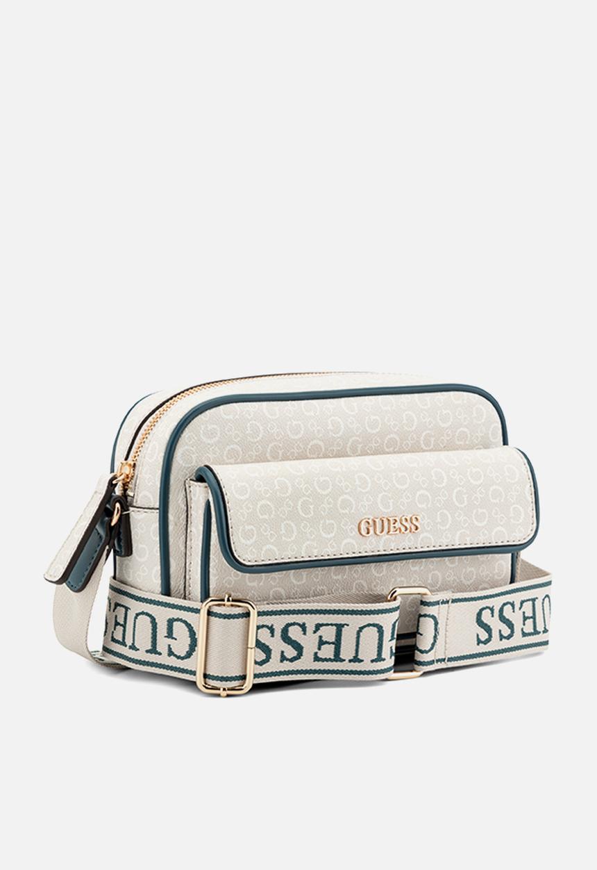 GUESS - Erin Mini Crossbody Top Zip Bag- Stone Grey