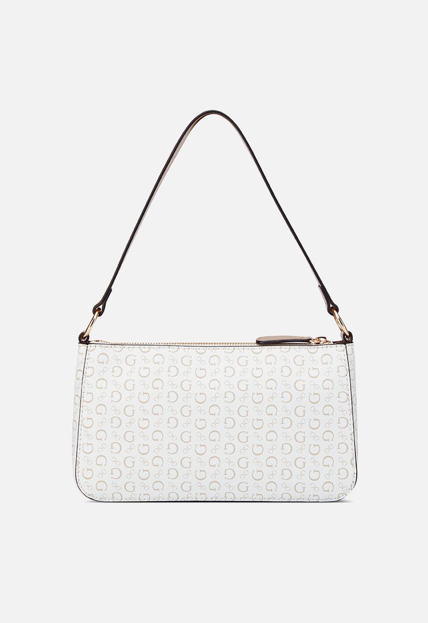 GUESS - Isabella Mini Shoulder Bag- White