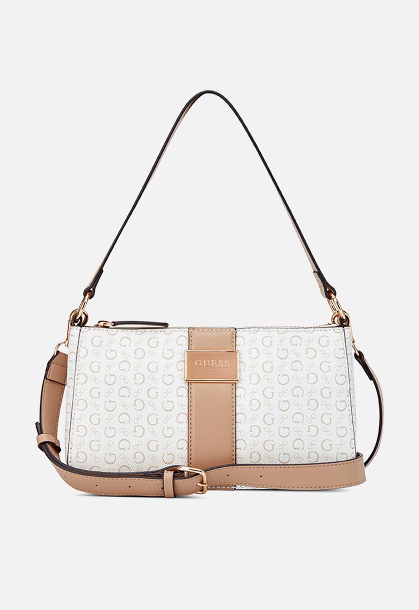 GUESS - Isabella Mini Shoulder Bag- White